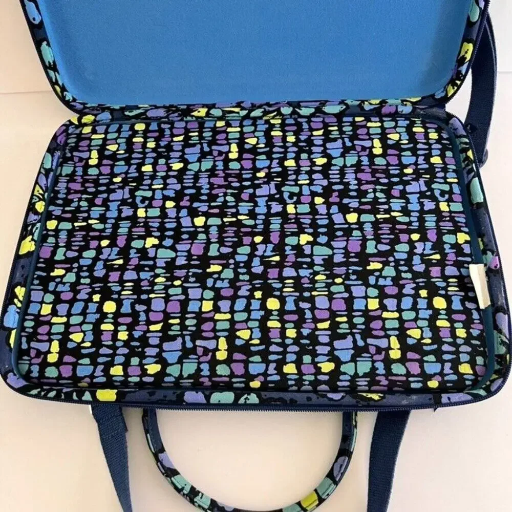 Vera Bradley Bag Case Hard Shell Laptop Workstation Crossbody Floral Quilted